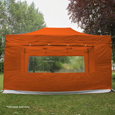 4.5m Gala Shade Gazebo Window Sidewall (Orange) - Single