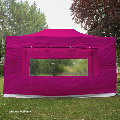 4.5m Gala Shade Gazebo Window Sidewall (Pink) - Single