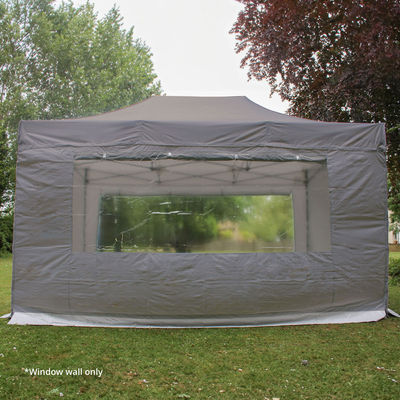 4.5m Gala Shade Gazebo Window Sidewall (Grey) - Single