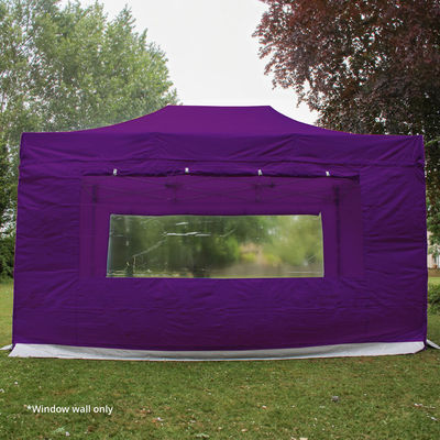 4.5m Gala Shade Gazebo Window Sidewall (Purple) - Single