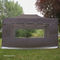 4.5m Gala Shade Gazebo Window Sidewall (Taupe) - Single Gallery image 1