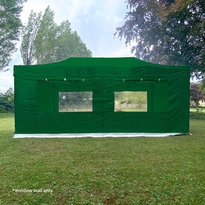 6m Gala Shade Gazebo Window Sidewall (Green) - Single