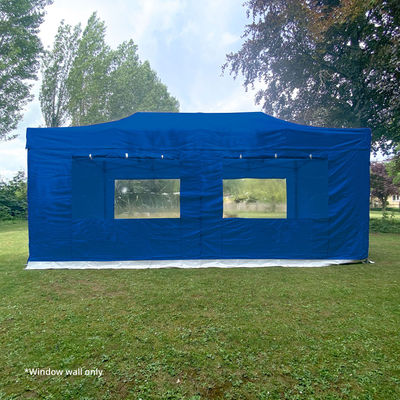 6m Gala Shade Gazebo Window Sidewall (Blue) - Single