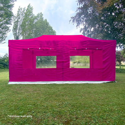 6m Gala Shade Gazebo Window Sidewall (Pink) - Single