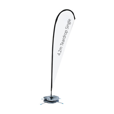4.2m Teardrop Flag + Base Kit Bundle (Single)