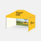3m x 4.5m MX Printed Gazebo Bundle w/ Canopy + 3 Walls (1 x Double) Gallery image 1