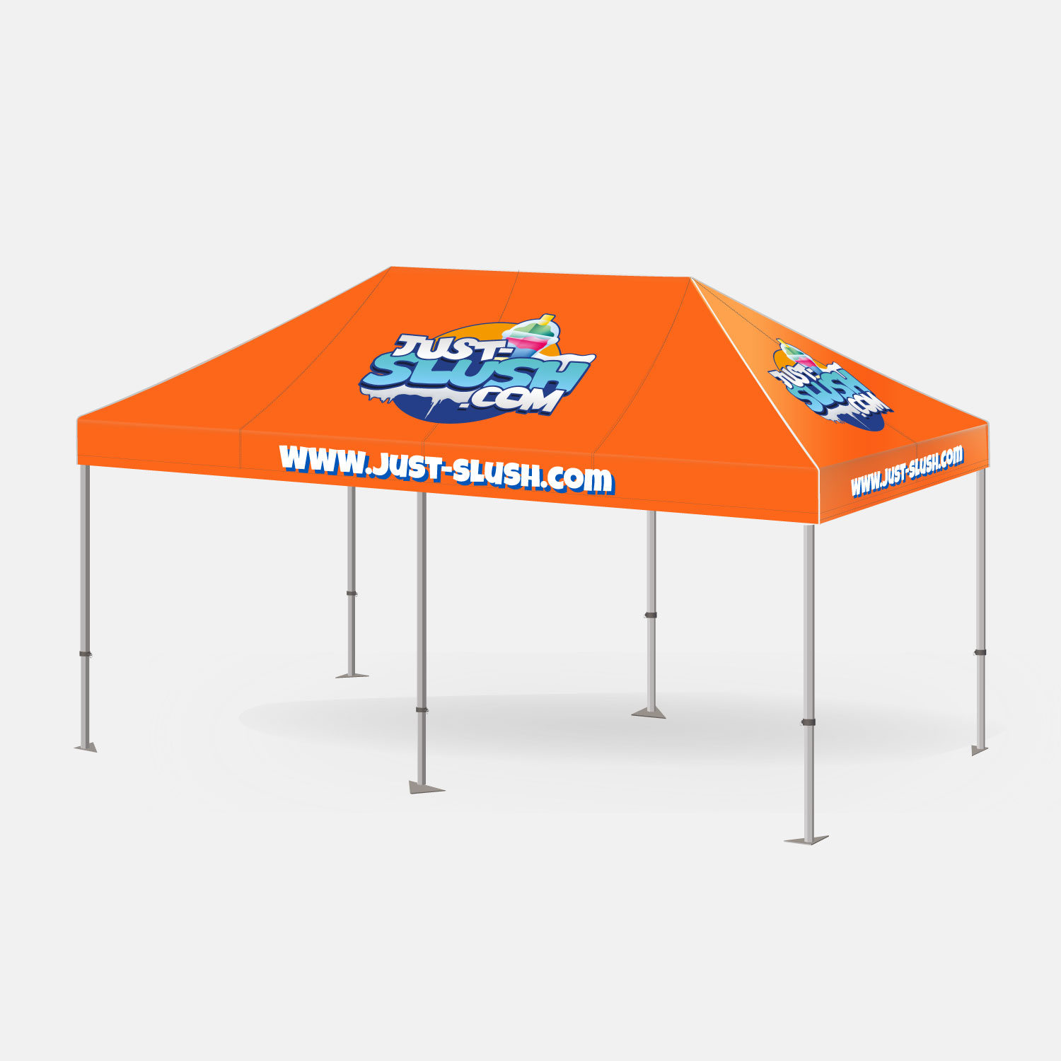 13155 - 3m x 6m Pro 60 Printed Gazebo Bundle w/ Canopy