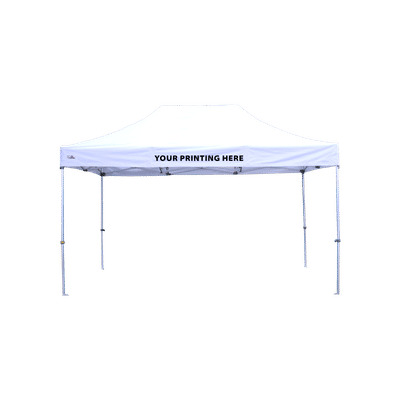 3m x 4.5m Pro 40 Printed Gazebo with Vinyl Valance