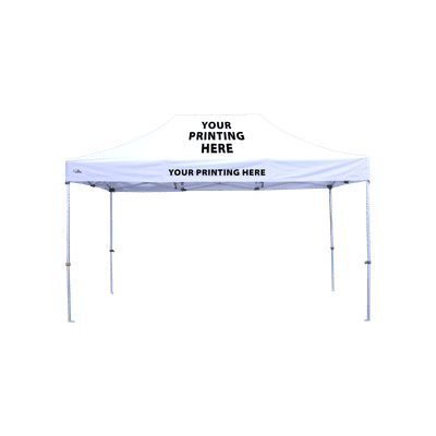 3m x 4.5m Pro 40 Printed Gazebo with Logo and Valance