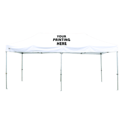 3m x 6m Pro 40 Printed Gazebo with Company Logo on Canopy