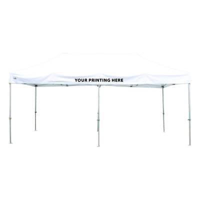 3m x 6m Pro 40 Printed Gazebo with Vinyl Valance