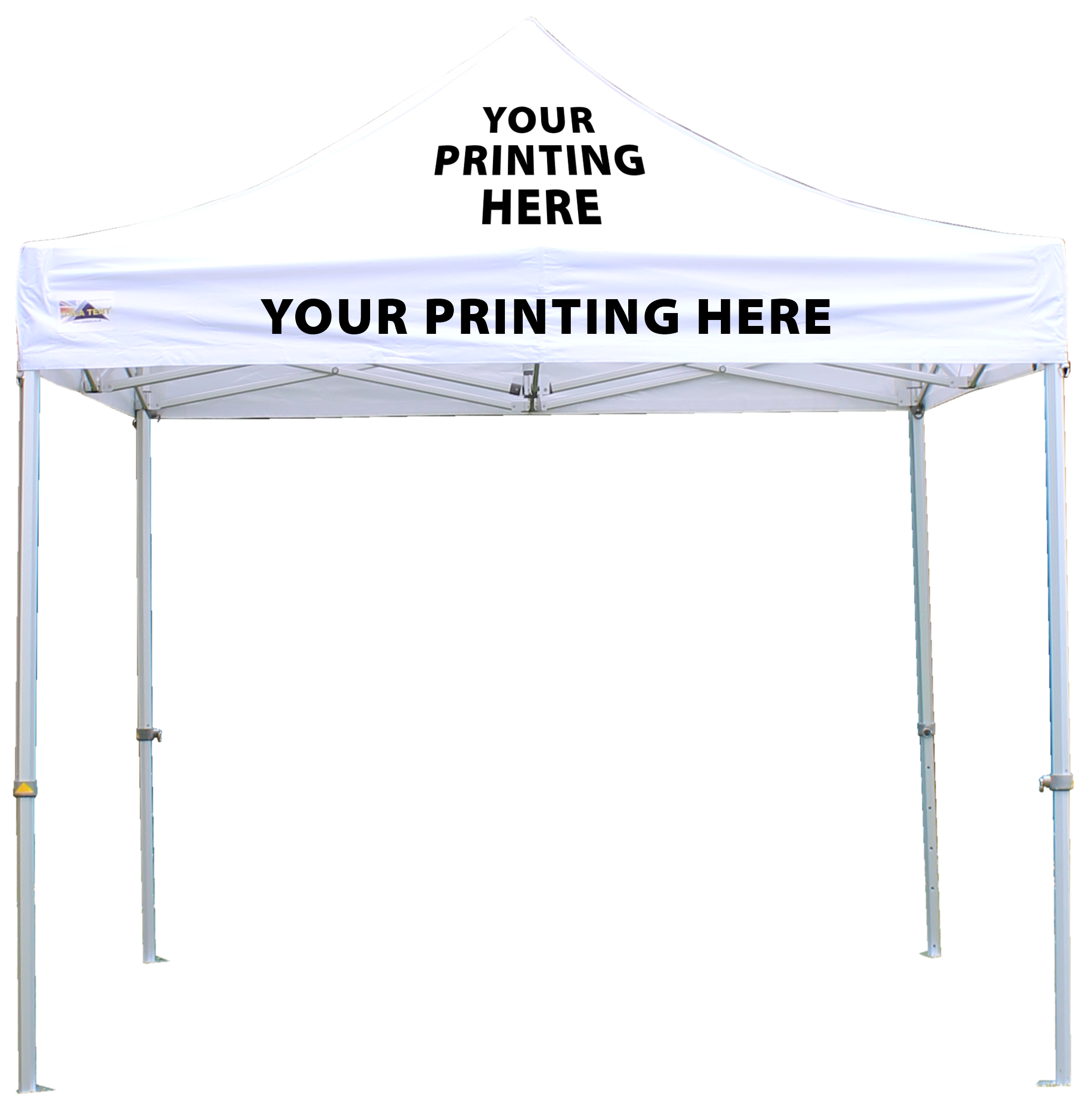 13321 - 3m x 3m Pro 50 Printed Gazebo with Logo and Valance