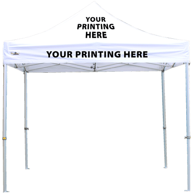 3m x 3m Pro 50 Printed Gazebo with Logo and Valance