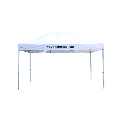 3m x 4.5m Pro 50 Printed Gazebo with Vinyl Valance