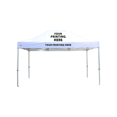 3m x 4.5m Pro 50 Printed Gazebo with Logo and Valance