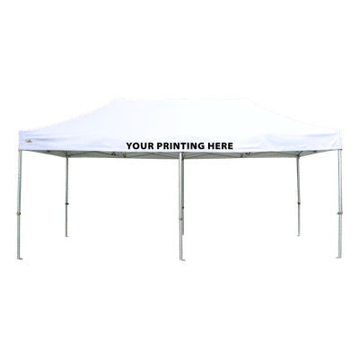 3m x 6m Pro 50 Printed Gazebo with Vinyl Valance