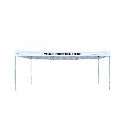 4m x 6m Pro 50 Printed Gazebo with Vinyl Valance