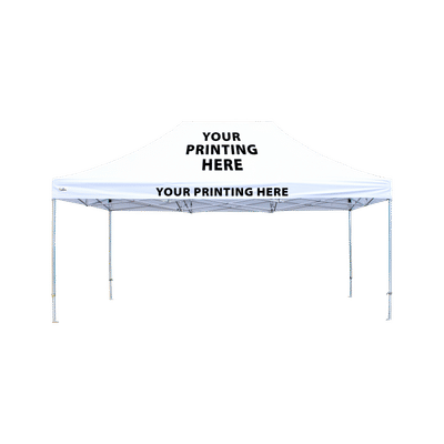 4m x 6m Pro 50 Printed Gazebo with Logo and Valance