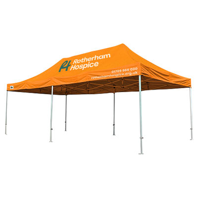 4m x 8m Pro 50 Printed Gazebo with Vinyl Valance