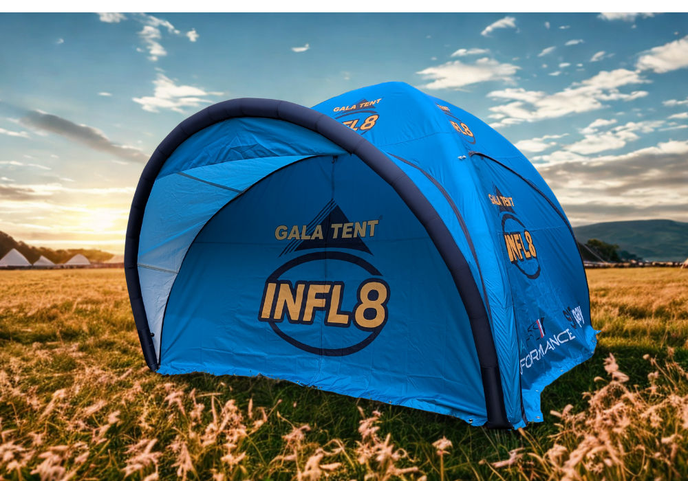 13418 - 4m x 4m Gala Tent INFL8 Inflatable Event Shelter with Walls