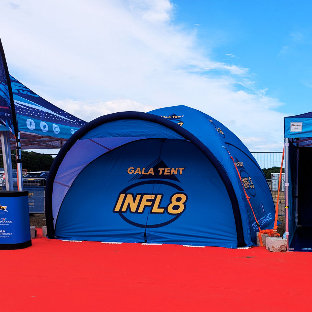 13418 - 4m x 4m INFL8 Inflatable Dome with Walls