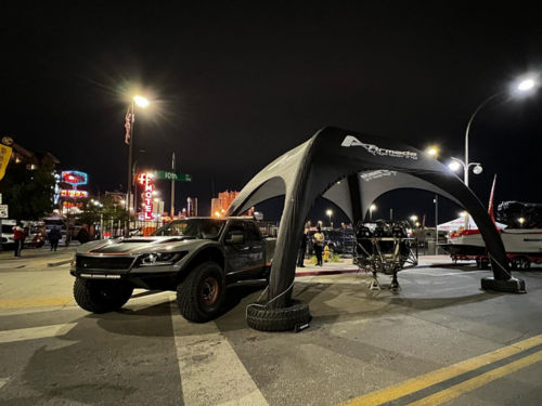 13419 - 5m x 5m Gala Tent INFL8 Inflatable Event Shelter with Walls