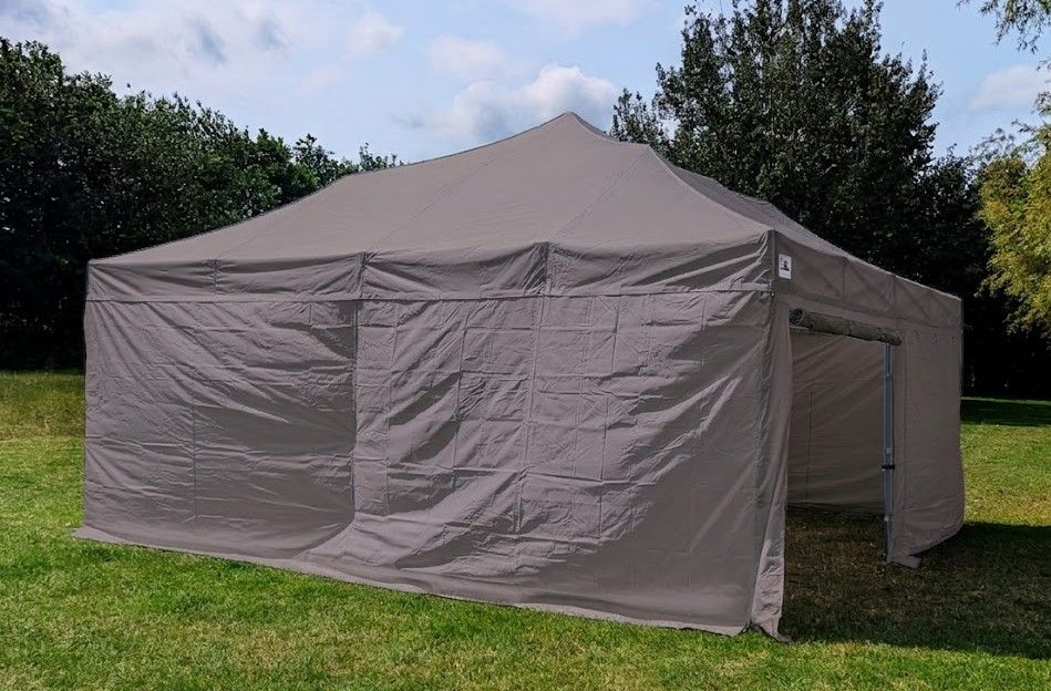 13505 - 6m x 6m Vantage Pop-Up Marquee (Taupe)