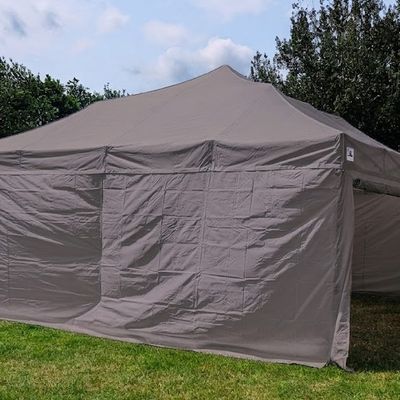 6m x 6m Vantage Pop-Up Marquee (Taupe)