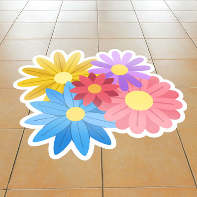 Custom Printed Floor Stickers 0.5m x 0.5m