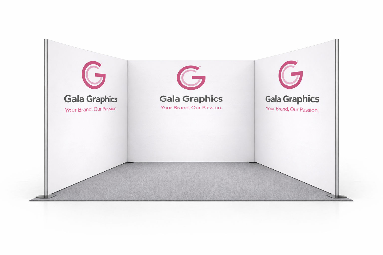 13637 - 2m U-Shaped Exhibition Stand