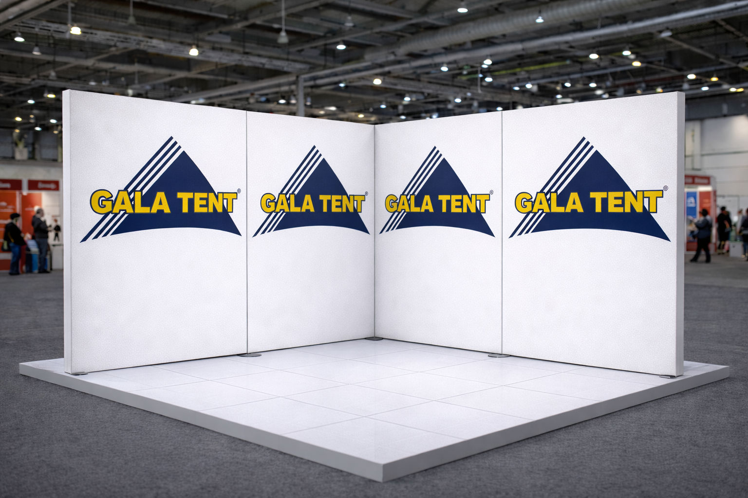 13638 - 4m Exhibition Stand - L Shape