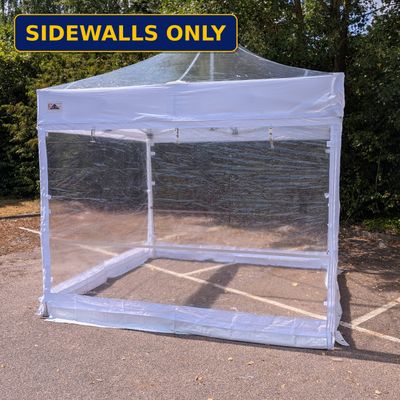 3m x 4.5m Gala Shade Pro Gazebo Transparent Sidewalls