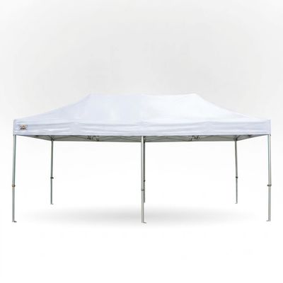 4m x 8m Gala Shade Pro Pop Up 60 Gazebo (Pro PVC White)