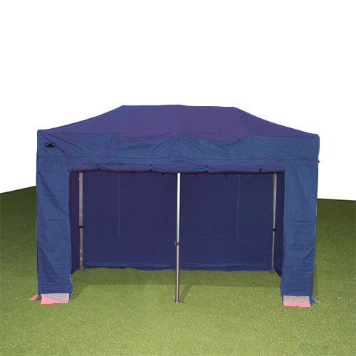 Buy 4m x 2m Pro Pop Up Gazebo Blue Side Panels