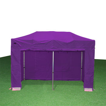 4m x 2m Gala Shade Pro Gazebo Purple Sidewalls
