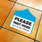 Social Distancing Floor Stickers (Pack of 4) Gallery image 5