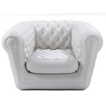 Inflatable Chesterfield Chair - White