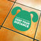 Social Distancing Floor Stickers (Pack of 4) Gallery image 8