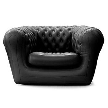 Inflatable Chesterfield Chair - Black