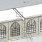 4m Gala Tent Marquee End to End Gutter Kit (100% PVC) Gallery image 1