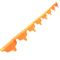Gala Shade Curved Valance 3m (Orange) Gallery image 1