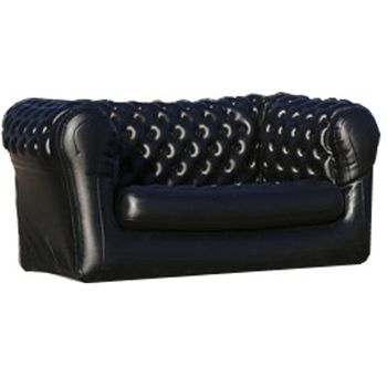 Inflatable Chesterfield Sofa - Black