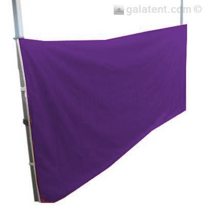 3m Gala Shade Pro Gazebo Half Wall (Purple Single)